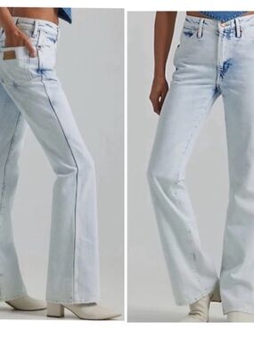 WRANGLER Westward 626 High Rise Bootcut Jeans NEW Storm Ultra Light Wash Size 28